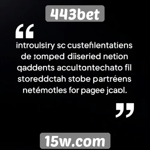 Feedback de jogadores sobre o 443bet